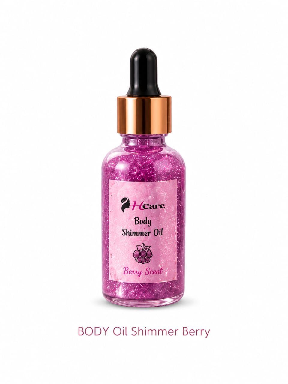Body Oil Shimmer Berry